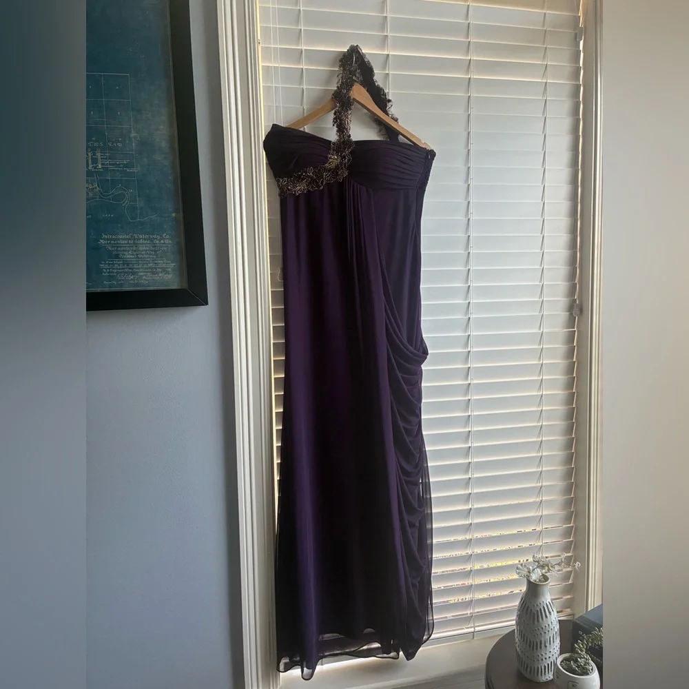 Xscape Grecian style formal dress - Picture 2 of 5